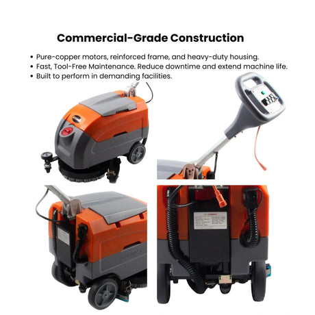 Sunmax RT35AC Compact Corded Electric Floor Scrubber