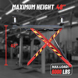 Katool KT-X66 6000 lbs Portable Mid Rise Scissor Lift
