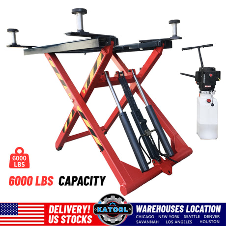 Katool KT-X66 6000 lbs Portable Mid Rise Scissor Lift