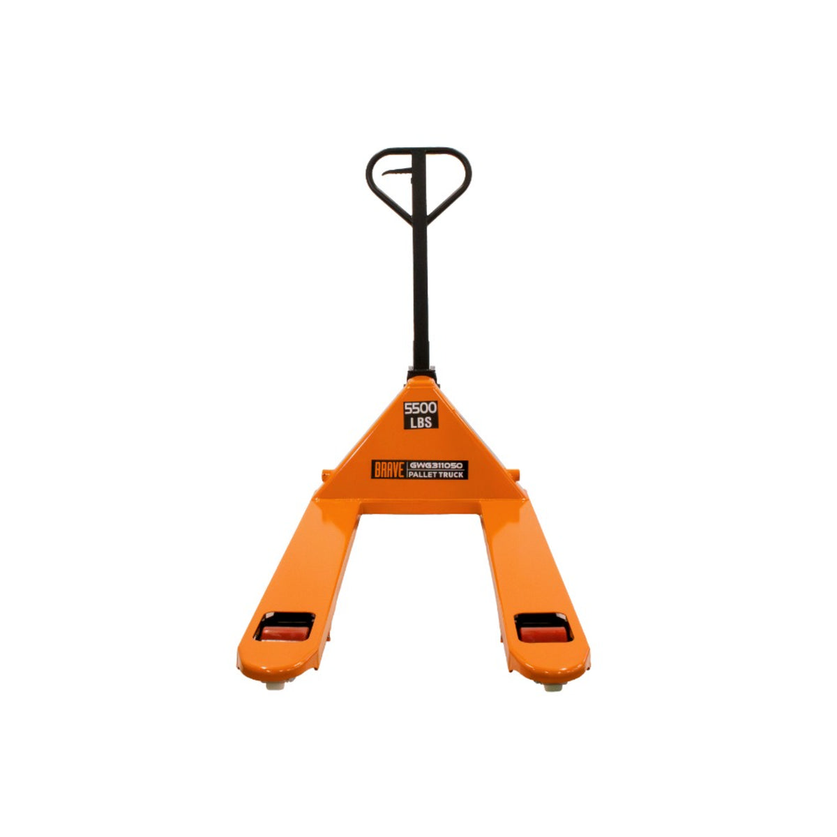 Brave Pallet Jack — 5,500 lb. Capacity, 48 in. Forks, 63.5 in. × 27 in.