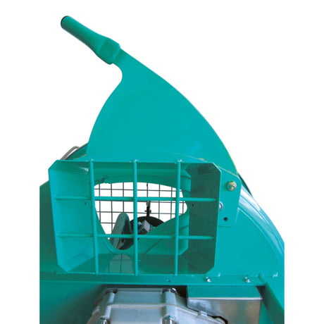 IMER Mix 120 Plus 120V 4 Cu-Ft Portable Vertical Shaft Paddle Mixer with Open Grate