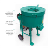 IMER Mix 120 Plus 4.25 Cu-Ft. 120V Vertical Shaft Electric Mixer with iDust Grate