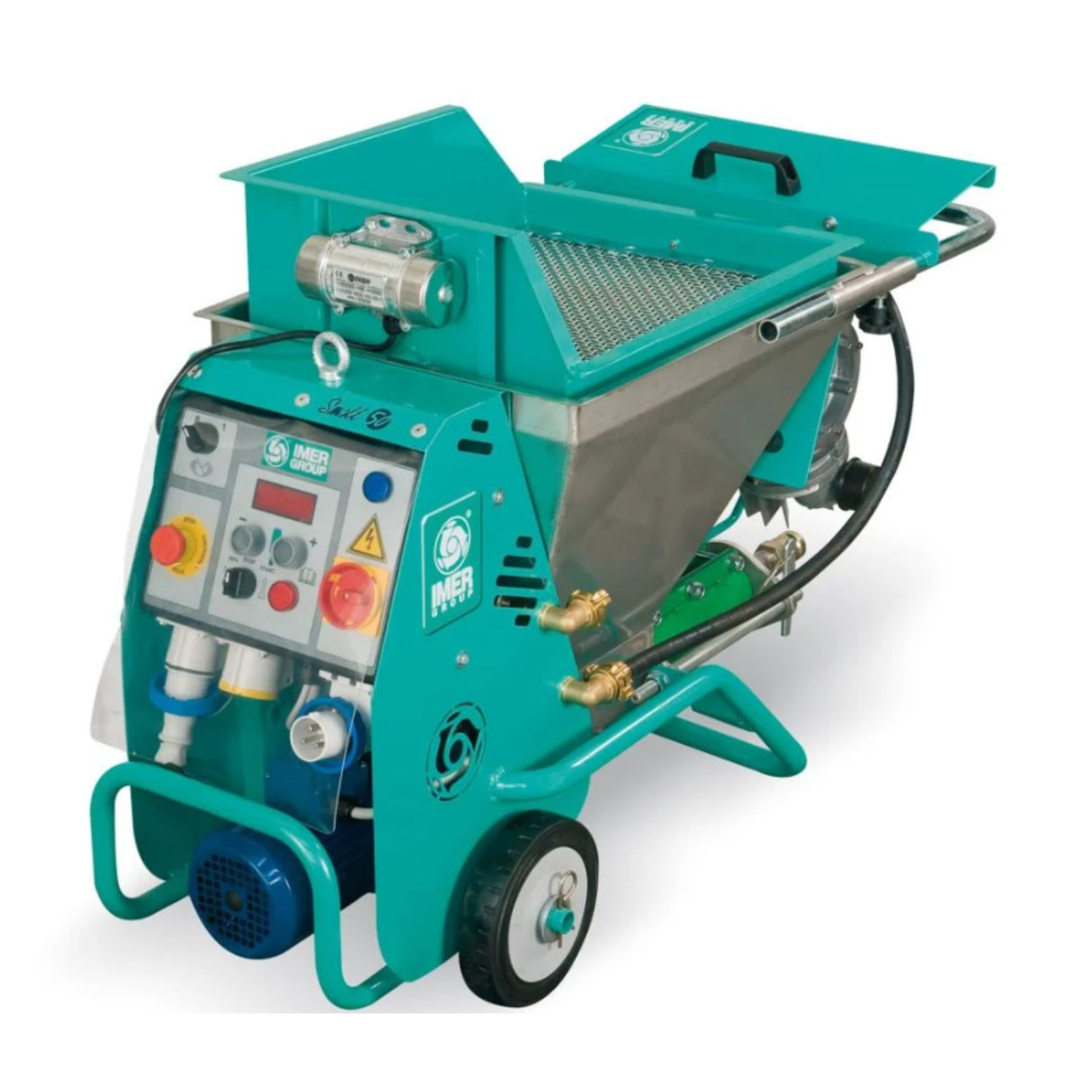 IMER Small 50 PLUS 3HP 240V Single Phase Pump and Spray Machine