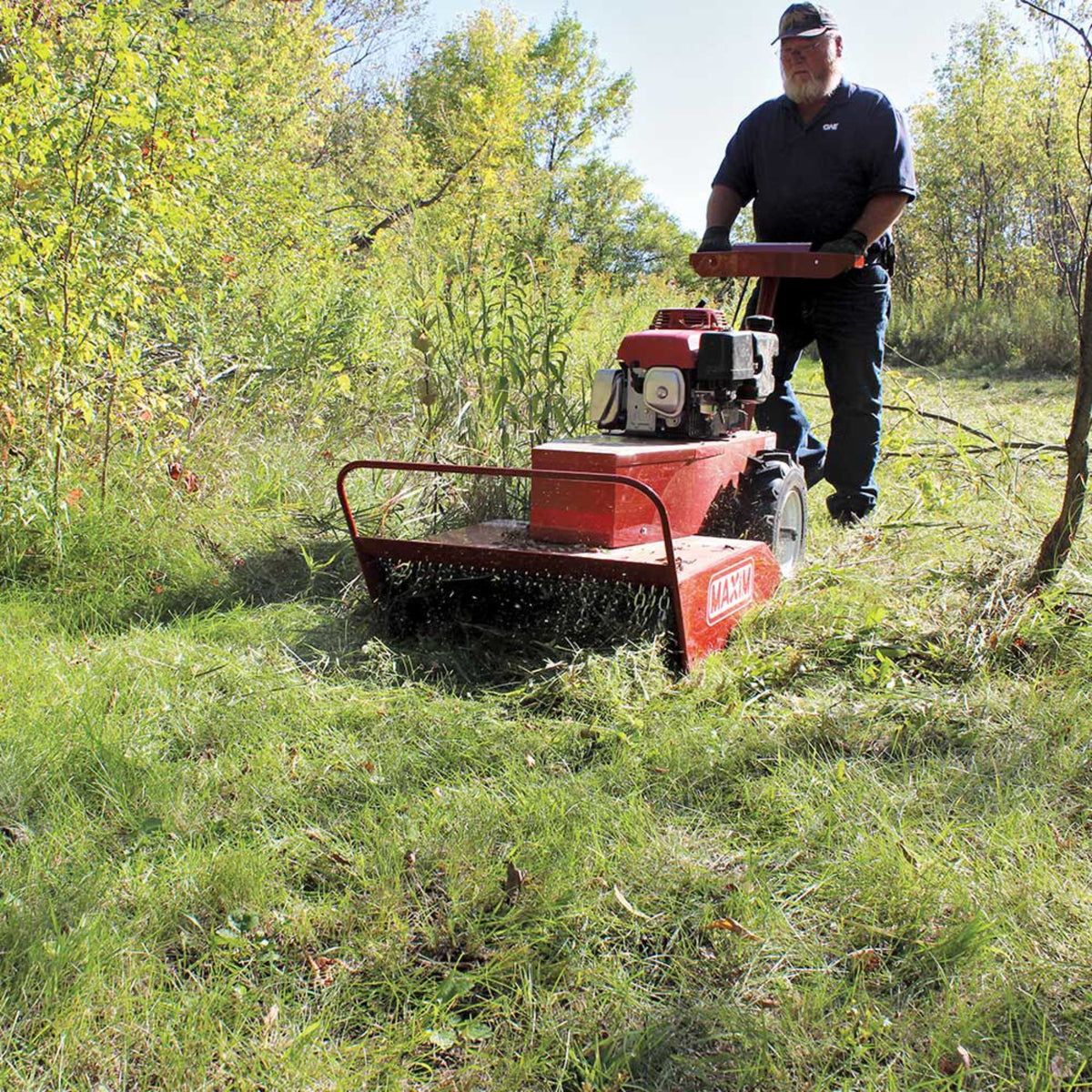 Maxim Brush Cutter, Honda GXV390, 26 in. Cut, Hydro Transaxle