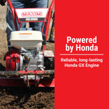 Maxim Compact Commercial Tiller, Honda GX120, Bolt-On Replaceable Tine Blades