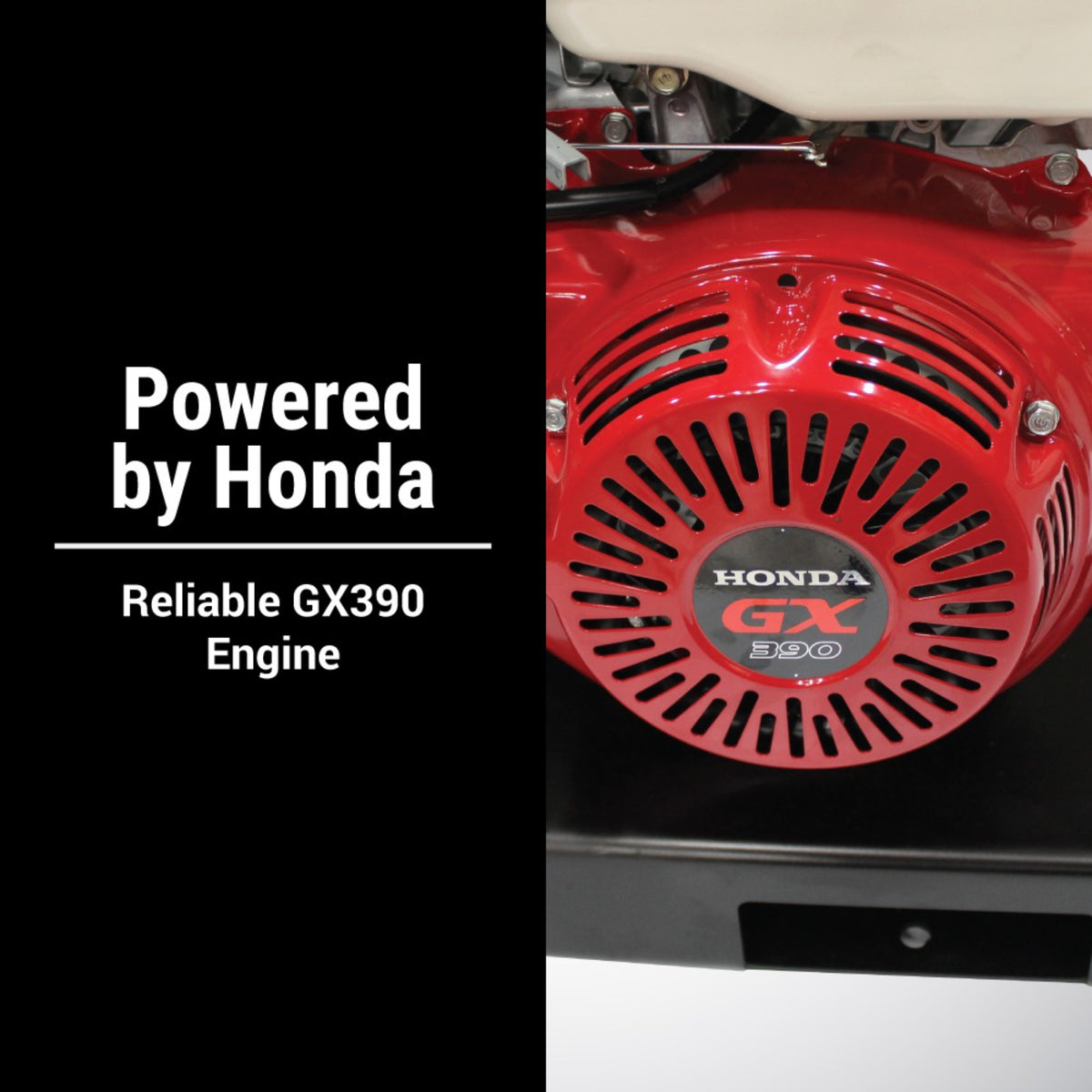 BravePro Skid Mount Hydraulic Power Pack — 3,000 PSI, 5 GPM, Honda GX390 Electric Start