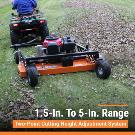 BravePro 60 in. Finish Cut Pull-Behind Mower — Honda GXV630 20 HP V-Twin