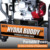 BravePro Hydra Buddy Hydraulic Power Pack — 900 PSI, 7 GPM, Honda GX160 Recoil Start