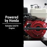 BravePro Hydra Buddy Hydraulic Power Pack — 2,000 PSI, 5.5 GPM, Honda GX270 Recoil Start