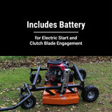 BravePro 60 in. Finish Cut Pull-Behind Mower — Honda GXV630 20 HP V-Twin