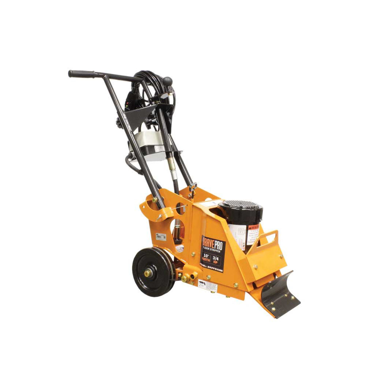 BravePro Heavy-Duty Electric Floor Stripper — 10 in. Max Blade Width