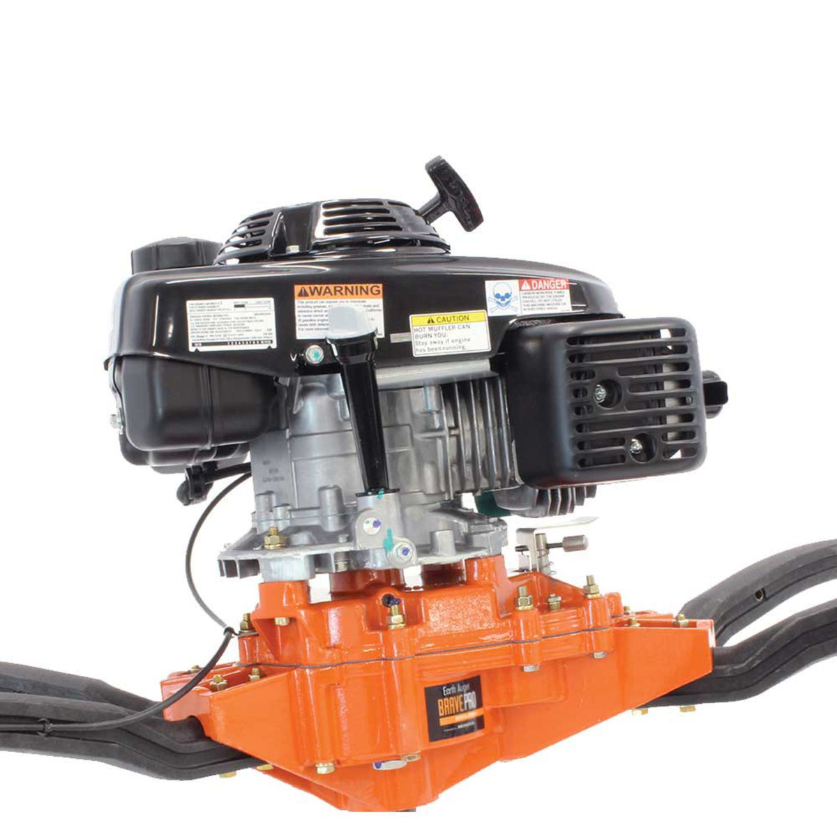 BravePro Two-Man Earth Auger — 1-3/8 in. Hex Drive, Honda GXV160