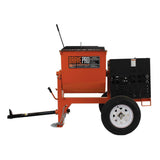 BravePro Mortar Mixer — 8 Cu. Ft. Steel Drum, Honda GX240