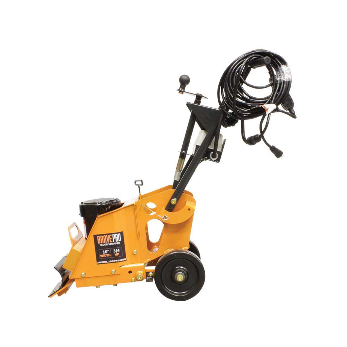 BravePro Heavy-Duty Electric Floor Stripper — 10 in. Max Blade Width