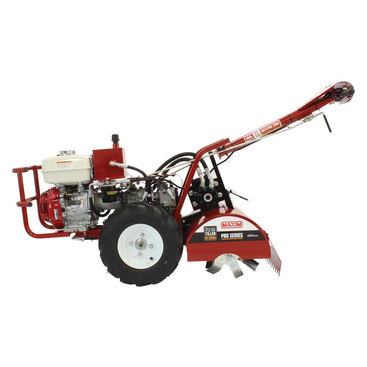 Maxim RT190H Rear Tine Hydraulic Tiller – Honda GX270, 18 in.