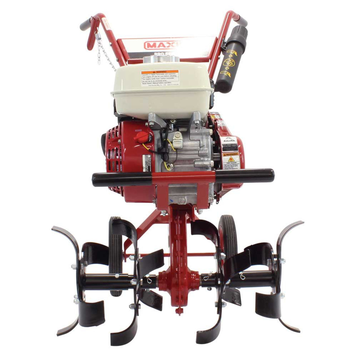 Maxim Commercial Tiller, Honda GX160, Bolt-On Replaceable Tine Blades