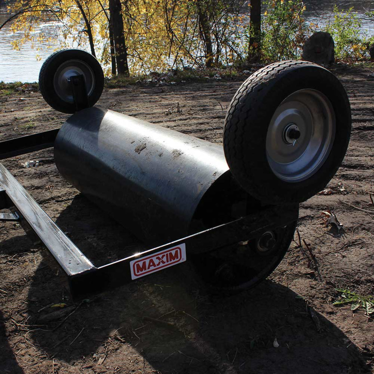 Maxim 36 in. Tow-Behind Lawn Roller, Pin Hitch, Water-Fillable Drum