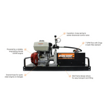 BravePro Hydra Buddy Hydraulic Power Pack — 2,000 PSI, 7 GPM, Honda GX390 Recoil Start