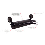Maxim 48 in. Tow-Behind Lawn Roller, Pin Hitch, Water-Fillable Drum