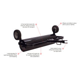 Maxim 36 in. Tow-Behind Lawn Roller, Pin Hitch, Water-Fillable Drum