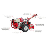 Maxim RT190H Rear Tine Hydraulic Tiller – Honda GX270, 18 in.