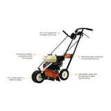 BravePro Lawn Edger — 10 in. Straight Blade, Honda GX120