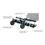 JRCO 60" Hooker Aerator — Tow-Behind Mower & Tractor Attachment