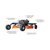 BravePro 44 in. Towable Rough Cut Mower — Honda GXV630 20 HP V-Twin