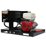 BravePro Skid Mount Hydraulic Power Pack — 3,000 PSI, 5 GPM, Honda GX390 Electric Start