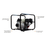 BravePro Trash Pump — 3 in. Commercial Grade, Honda GX200