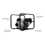 BravePro Trash Pump — 3 in. Commercial Grade, Honda GX270