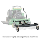 JRCO 46" Tine Rake Dethatcher — Mount Bar Included, Fits SCAG V-Ride XL