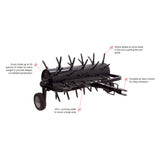 Maxim 48 in. Tow-Behind Plug Aerator, Water-Fillable Drum