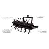 Maxim 48 in. Plug Aerator, 3-Point Hitch, Water-Fillable Drum