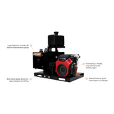 BravePro Skid Mount Hydraulic Power Pack — 2,250 PSI, 11 GPM, Honda GX630 Electric Start
