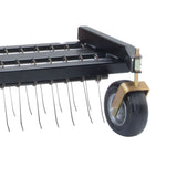JRCO 60" Tine Rake Dethatcher — Heavy-Duty Wheels, Mount Bar Included, Fits John Deere 737/757