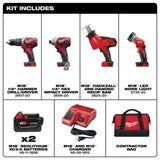 Milwaukee M18 4-Piece Combo Kit