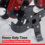 Maxim Commercial Tiller, Honda GX160, Bolt-On Replaceable Tine Blades