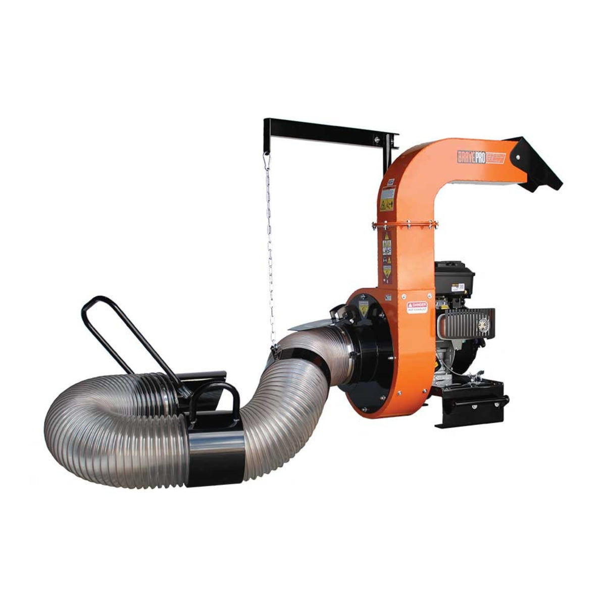 BravePro Debris Truck Loader — 4,400 CFM, 18 HP Briggs & Stratton