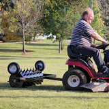 Maxim 36 in. Tow-Behind Spike Aerator, Gate-Width, Water-Fillable Drum