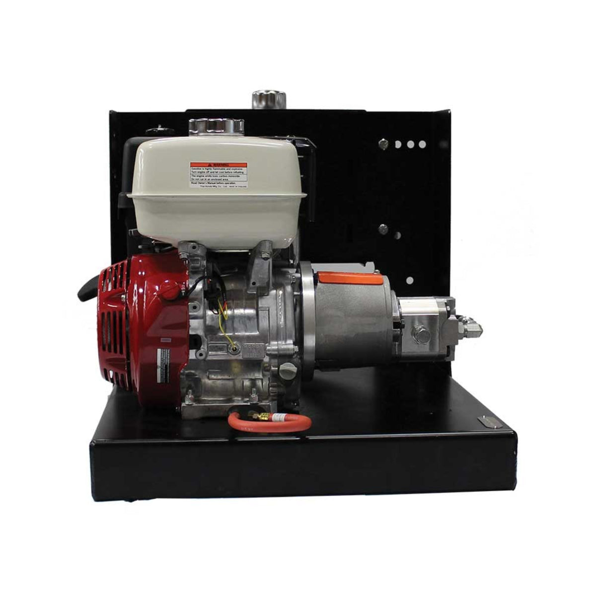BravePro Skid Mount Hydraulic Power Pack — 3,000 PSI, 5 GPM, Honda GX390 Electric Start