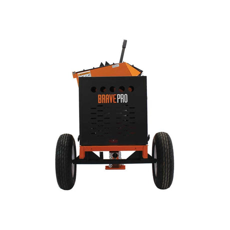 BravePro Mortar Mixer — 6 Cu. Ft. Steel Drum, Honda GX240