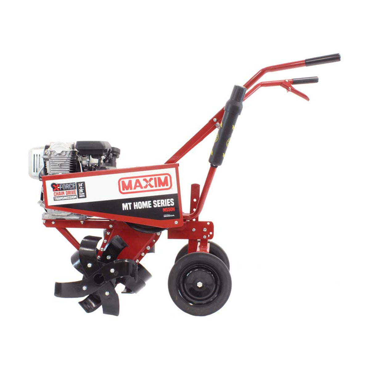 Maxim MS50H Mid Size Tiller, Honda GC160, Adjustable Tilling Width