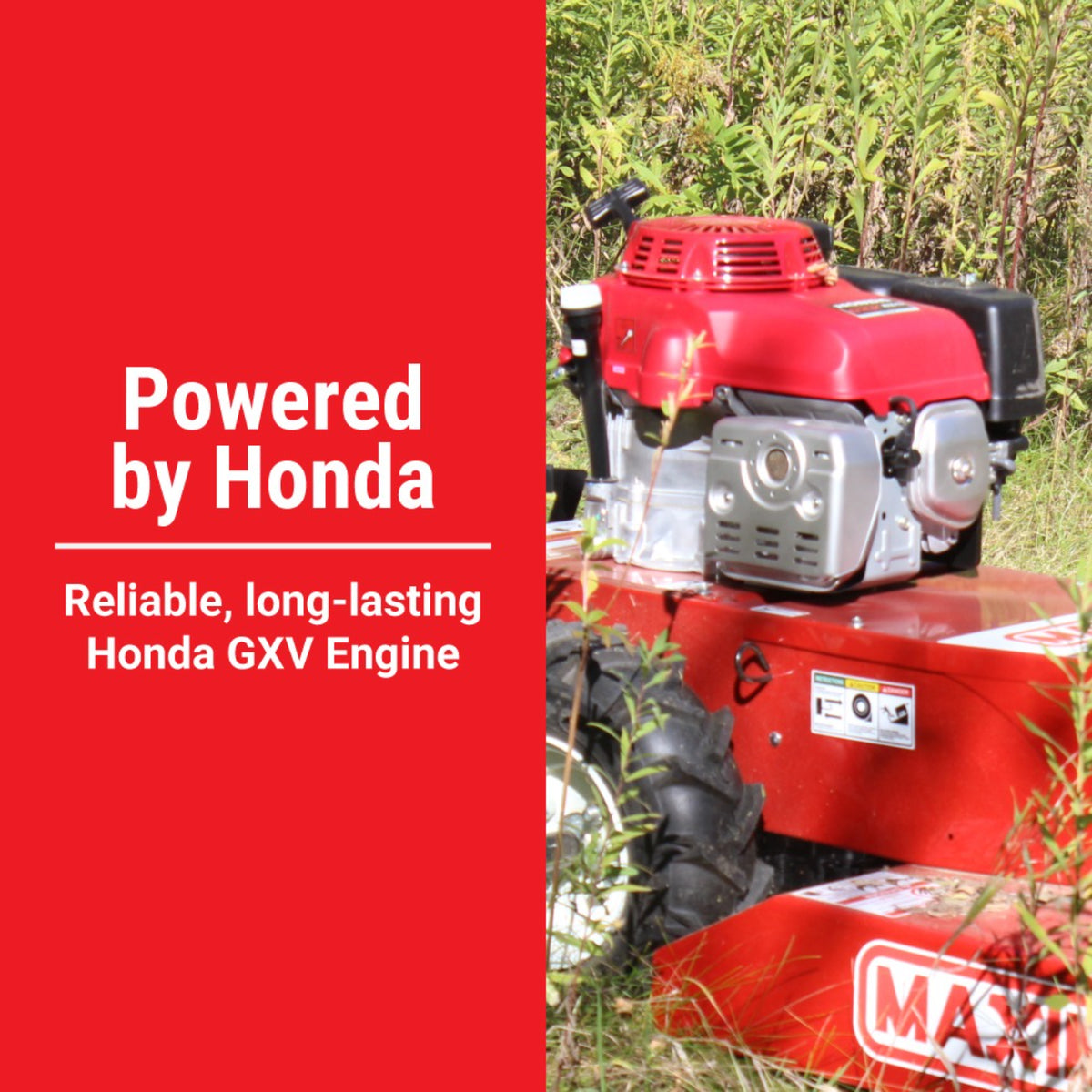 Maxim Brush Cutter, Honda GXV390, 26 in. Cut, Hydro Transaxle