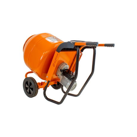 BravePro MIXZR Direct Drive Cement Mixer — 5.5 Cu. Ft. Steel Drum, GPE211005