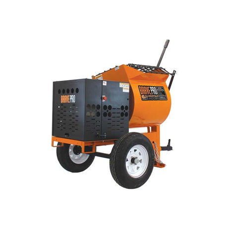 BravePro Mortar Mixer — 6 Cu. Ft. Steel Drum, Honda GX240