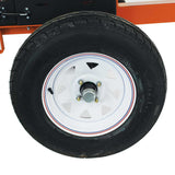 BravePro Mortar Mixer — 8 Cu. Ft. Steel Drum, Honda GX240