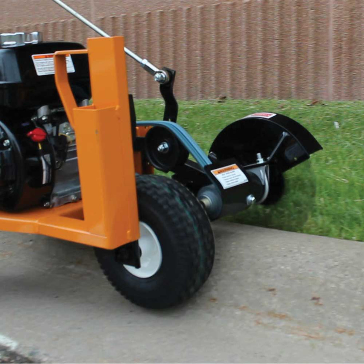 BravePro Curb Lawn Edger — Star Blade, Honda GX160