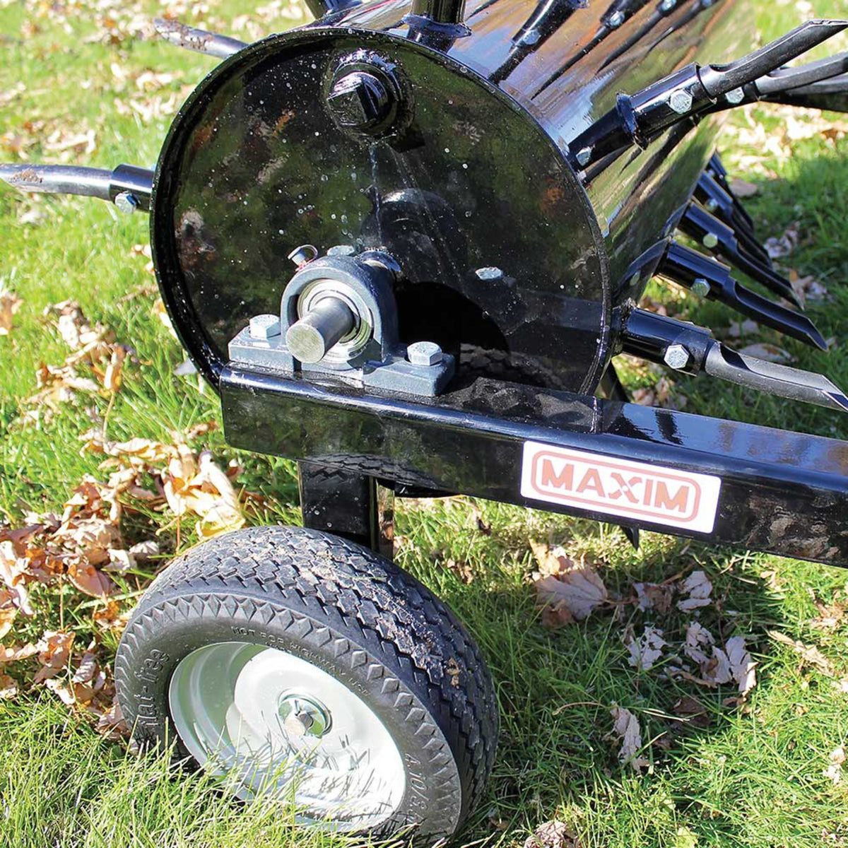 Maxim 36 in. Tow-Behind Plug Aerator, Water-Fillable Drum