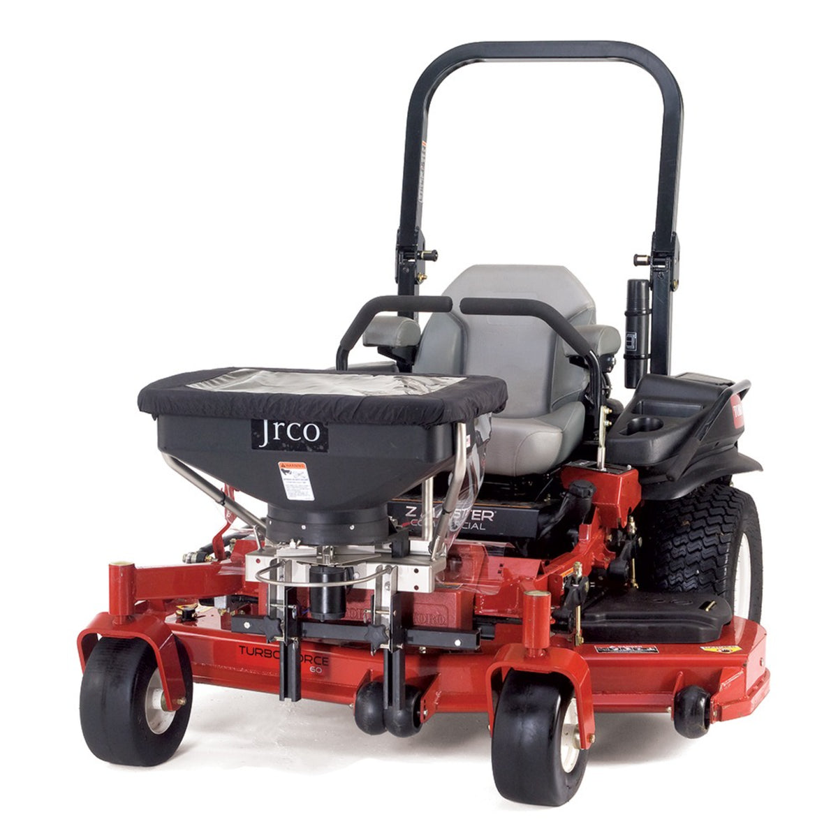 JRCO Broadcast Spreader — Front-Mount, Foot Control, Brushless Motor